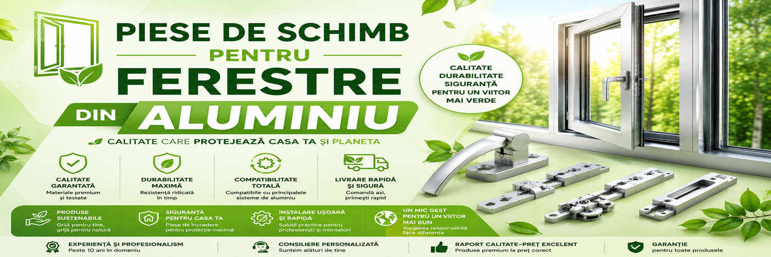 piese de schimb pentru ferestre din aluminiu