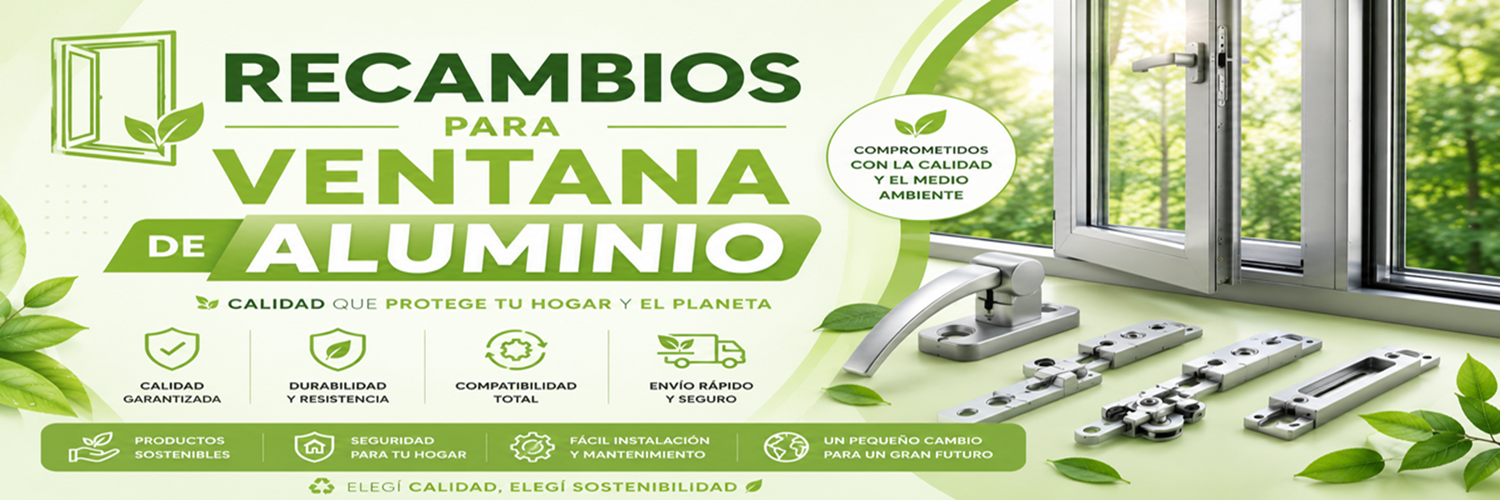 recambios para ventanas de aluminios 