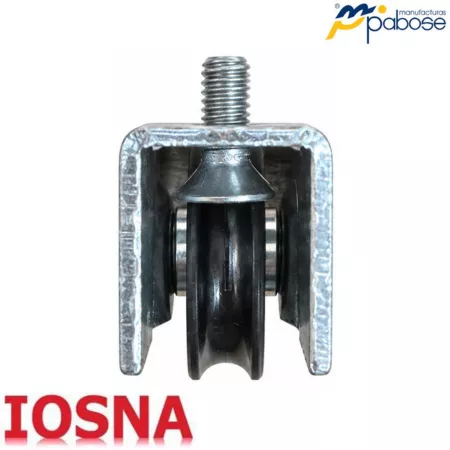 Rueda para Ventana Corredera Aluminio 15kg Canal U Pabose 1004/2