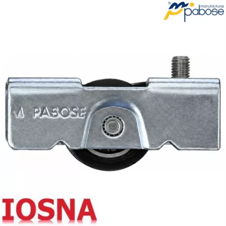 Roue Simple pour Fen&ecirc;tre Coulissante en Aluminium 15 kg Profil en U -  Pabose R&eacute;f. 1004/2