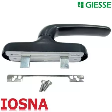Cremona Giesse Negra para Ventana y Puerta Practicable de Aluminio
