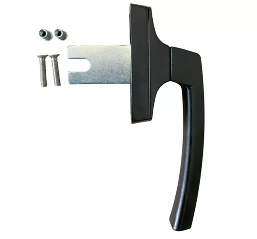 Maneta Giesse para puerta de aluminio con apertura exterior con pala de 45mm