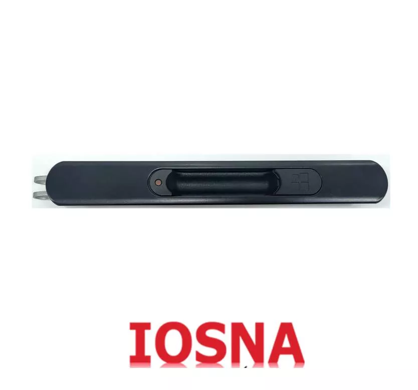 Cierre Brio Giesse Negro | Cierre Embutido para Balconera y Ventana Corredera de Aluminio 195 mm