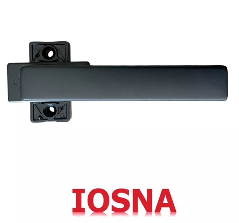 Manilla Hoppe Toulon negro mate para ventana PVC - Secustik&reg;