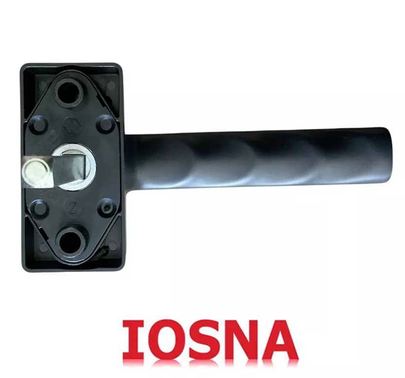 Manilla Hoppe Toulon negro mate para ventana PVC - Secustik&reg;