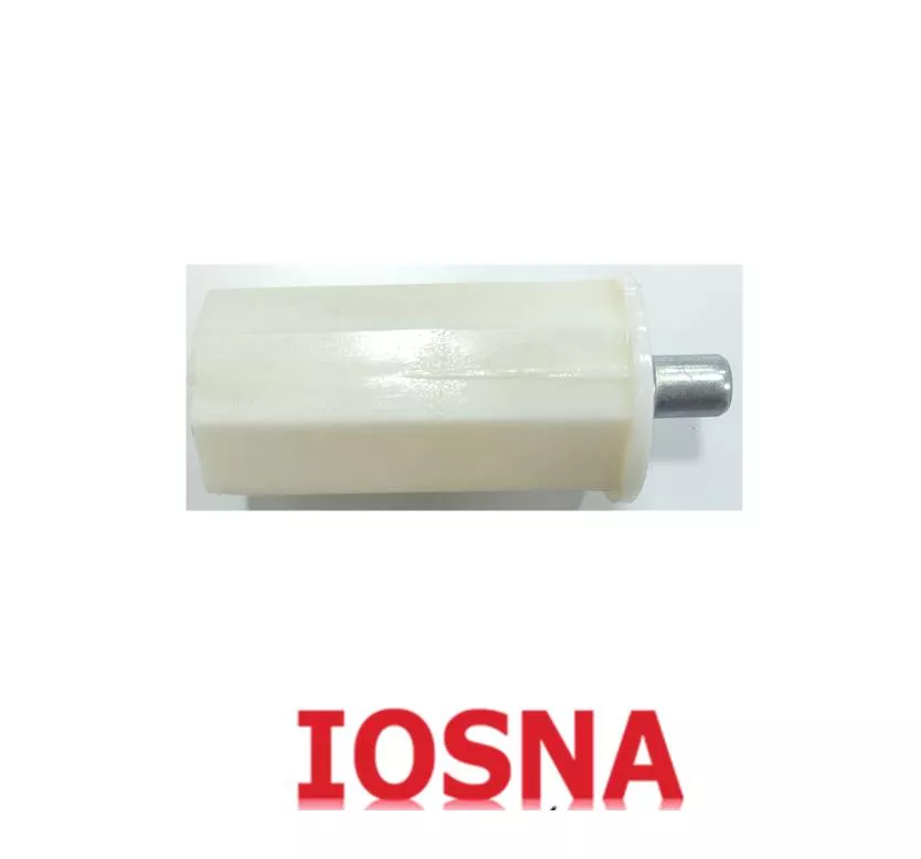 Contera pvc con espiga metalica para eje 40
