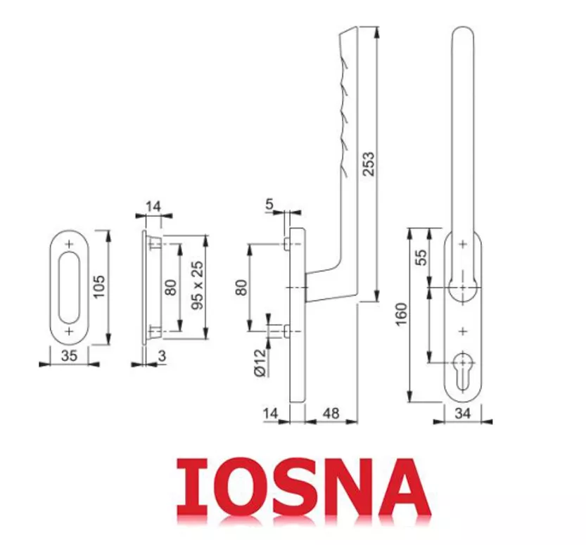 Manetas para elevable con unero