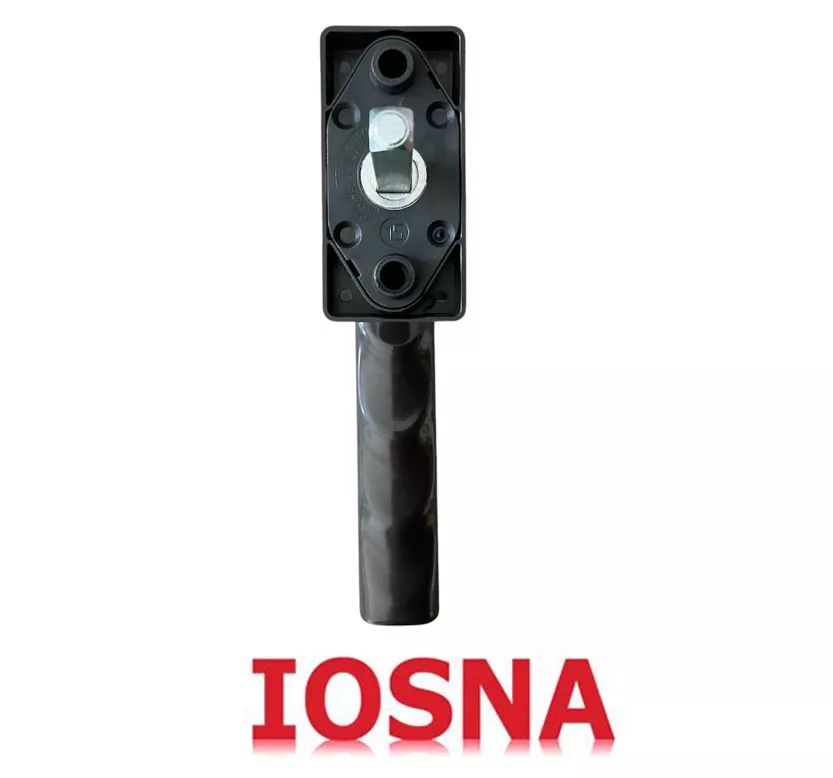 Manilla Toulon Hoppe Marr&oacute;n | Ventana Oscilobatiente PVC