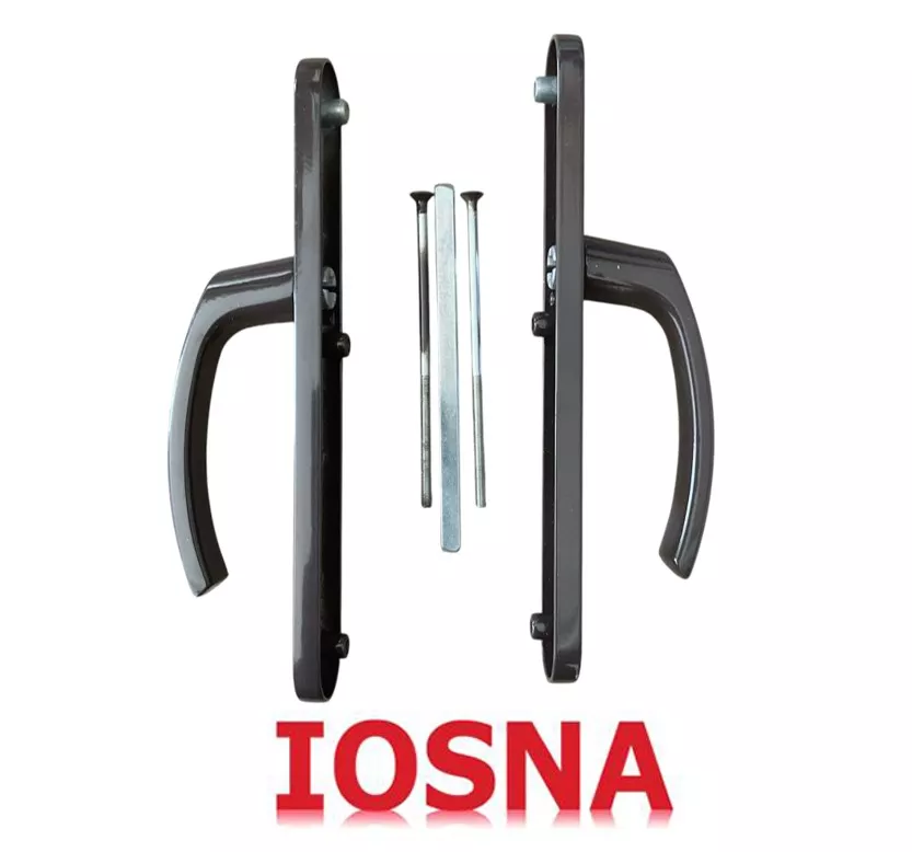 Manilla NEPTUNO Plana L92 Marron para Puerta PVC | Winkhaus