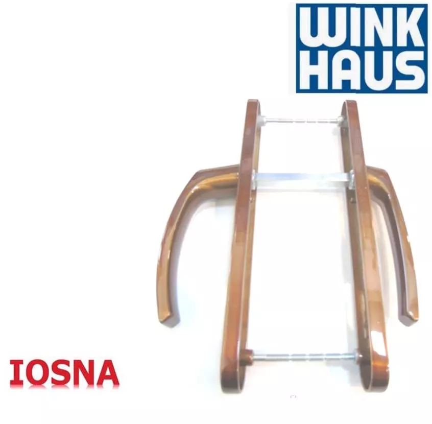 Manilla con manilla plana  para puertas de pvc