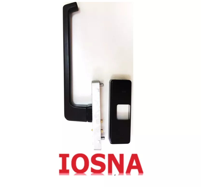 Maneta GU para balconera de pvc apertura osciloparalela