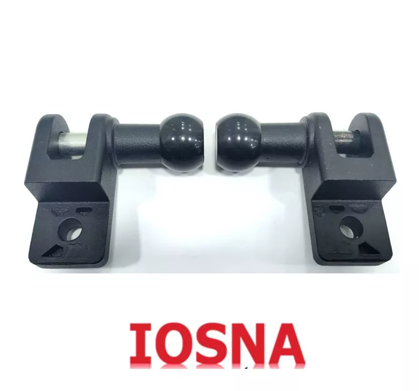 Soporte Barandilla para Toldo Estor Gaviota Negro - Enganche Brazo Toldo (2 uds)