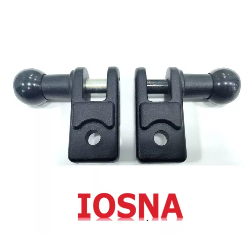 Soporte Barandilla para Toldo Estor Gaviota Negro - Enganche Brazo Toldo (2 uds)