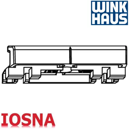 Cerradero Winkhaus SBA.K.61 PVC - 45mm eje 13mm