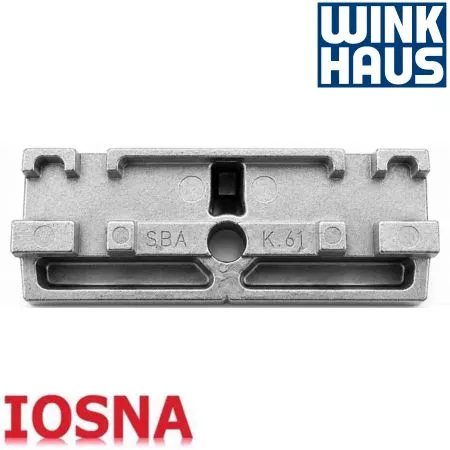 Cerradero Winkhaus SBA.K.61 PVC - 45mm eje 13mm