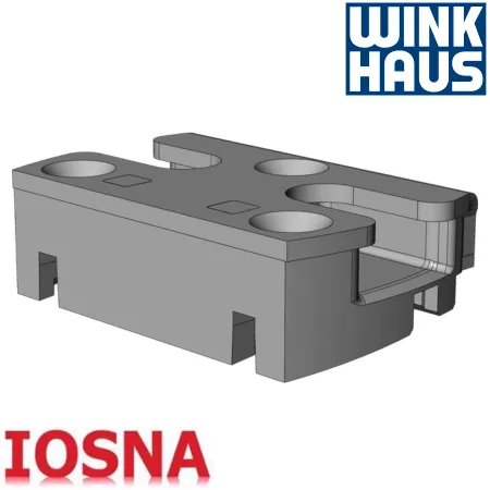 Cerradero seguridad Winkhaus SBS.K.144 PVC - 45x29mm