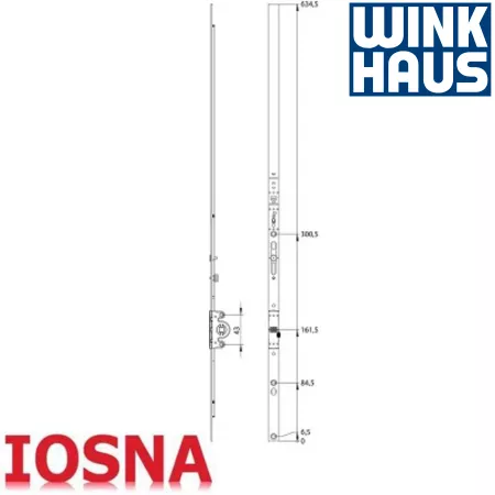 Cremona GAK.830 FFH 580-830 Winkhaus - Herraje Oscilobatiente