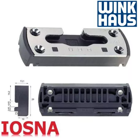 Cerradero abatible Winkhaus SBK K 94 P7 para PVC - Oscilobatiente