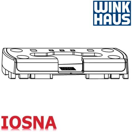 Cerradero Winkhaus SBK.K.162 PVC Gealan - Abatible 86 mm eje 13mm