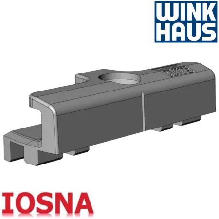Cerradero Winkhaus SBA.K.211 PVC - Oscilobatiente 45mm eje 13mm