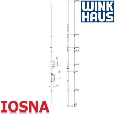 Cremona Winkhaus GAKA 1325-1 D25 FFH 1075-1325