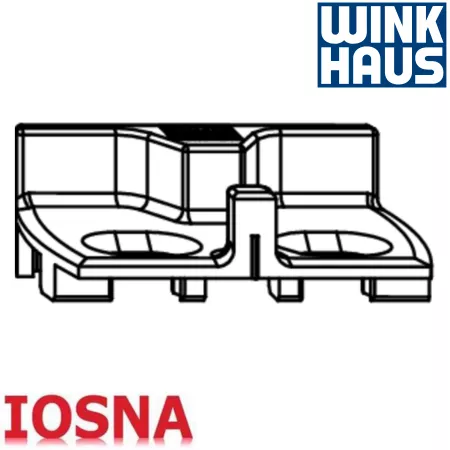 Microventilation Winkhaus SBA.K.T.13-4 PVC - 36,5mm axis 6,3mm