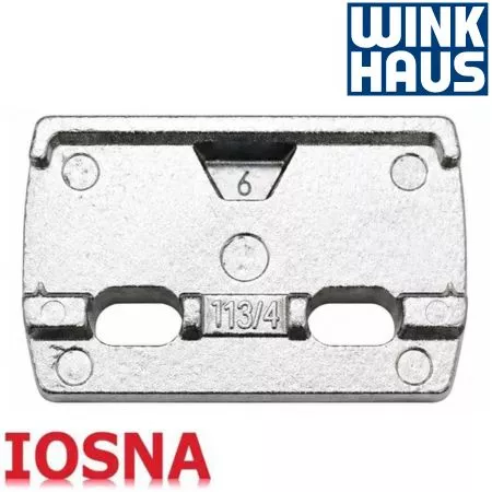 Microventilation Winkhaus SBA.K.T.13-4 PVC - 36,5mm axis 6,3mm