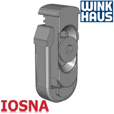 Pieza marco Winkhaus RT.DFE-TFE aluminio 13mm