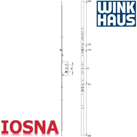 Cremona Winkhaus GAM.1050-1.D30 FFH 710-1050