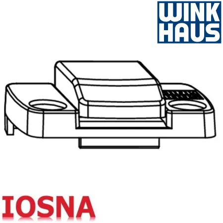 Elevador hoja Winkhaus FH.205 PVC y madera - 45mm eje 5,5mm
