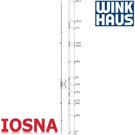 Cremona Winkhaus GAK.1850-2.D7,5 FFH 1600-1850