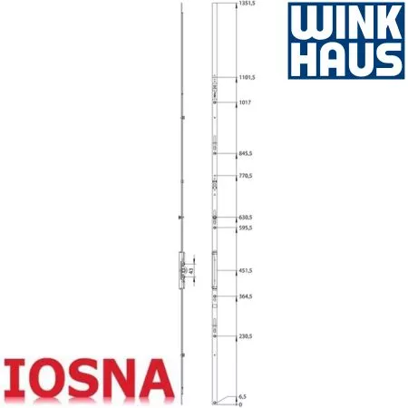 Cremona Winkhaus GAK.1550-1.D7,5 FFH 1300-1550