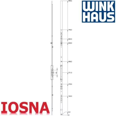 Cremona Winkhaus GAK.1195-1.D7,5 FFH 945-1195