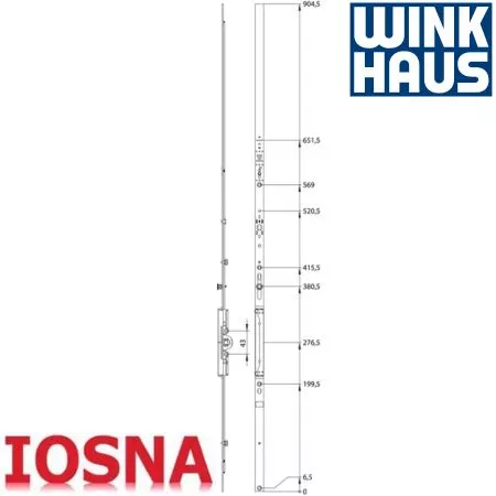 Cremona Winkhaus GAK.1100-1 D7,5 FFH 850-1100
