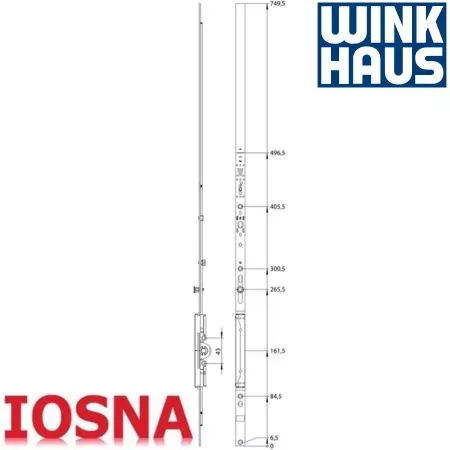 Cremona Winkhaus GAK.945-1 D7,5 FFH 695-945