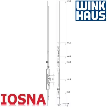 Cremona Winkhaus GAK.830-1.D7,5 FFH 580-830