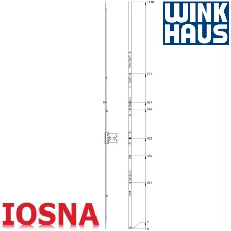 Cremona GAK.1325-1 FFH 1075-1325mm - Herraje