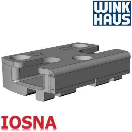 Cerradero seguridad Winkhaus SBS.K.152 PVC - 45mm eje 13mm RC