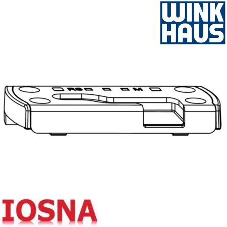 Cerradero Seguridad Winkhaus SBS.K.PAD.162.RS PVC 86mm