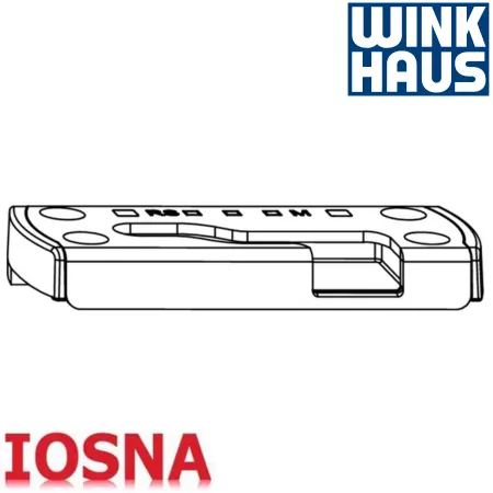 Cerradero seguridad Winkhaus SBS.K.PAD.166.RS PVC - 86mm RC