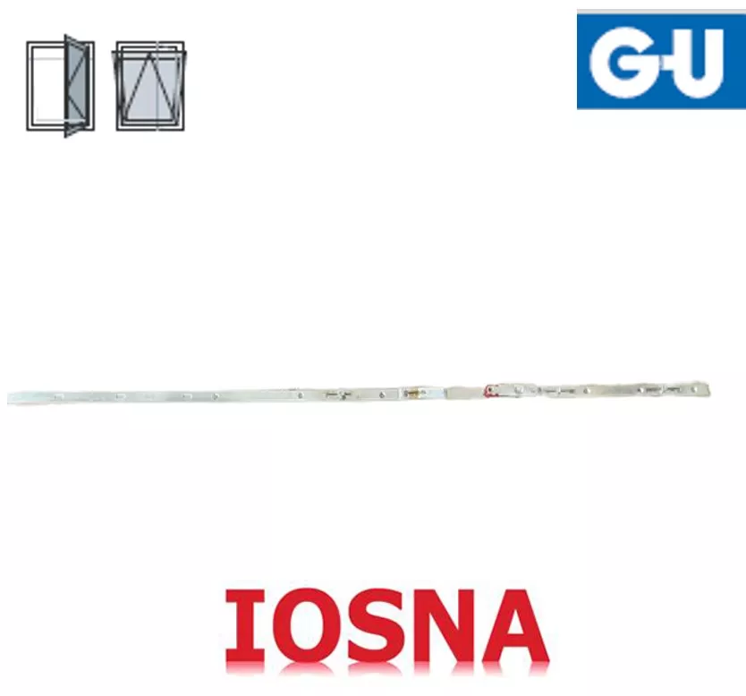 Pletina de compas GU para balconeras de pvc