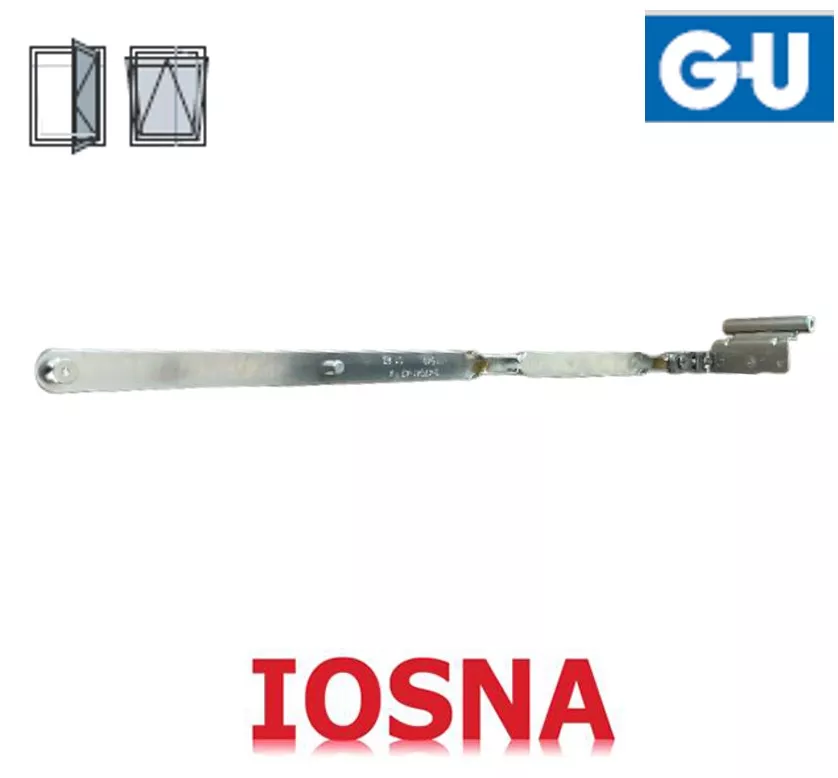 Brazo compas de GU para ventanas de pvc