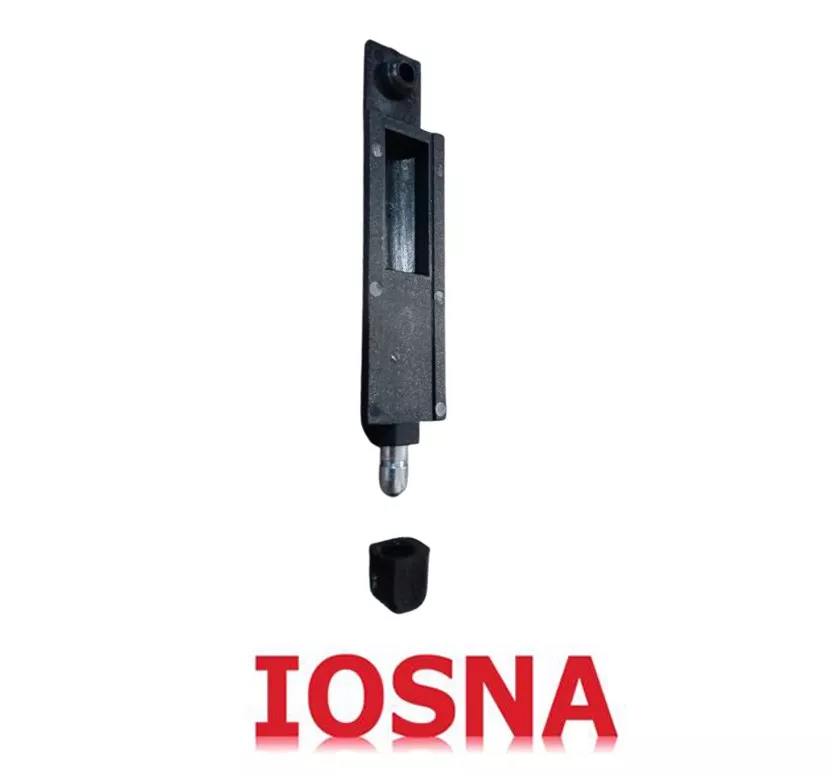 Terminal de Pletina Puntera Negro Giesse para Ventanas de Aluminio