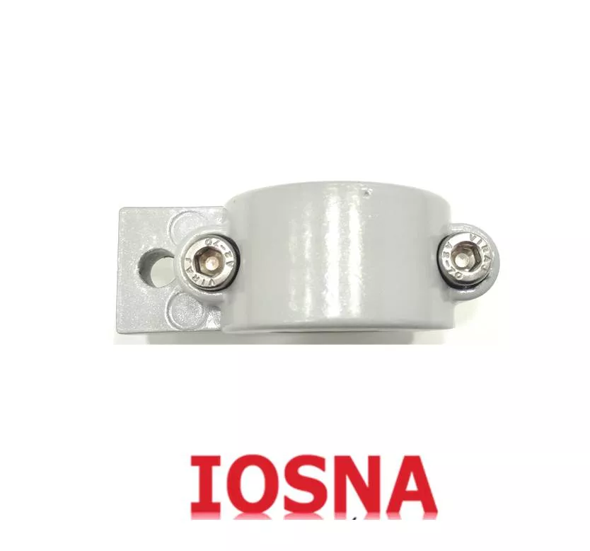 Abrazadera para toldo &Oslash;42 mm Gris para barandilla redonda sin taladro