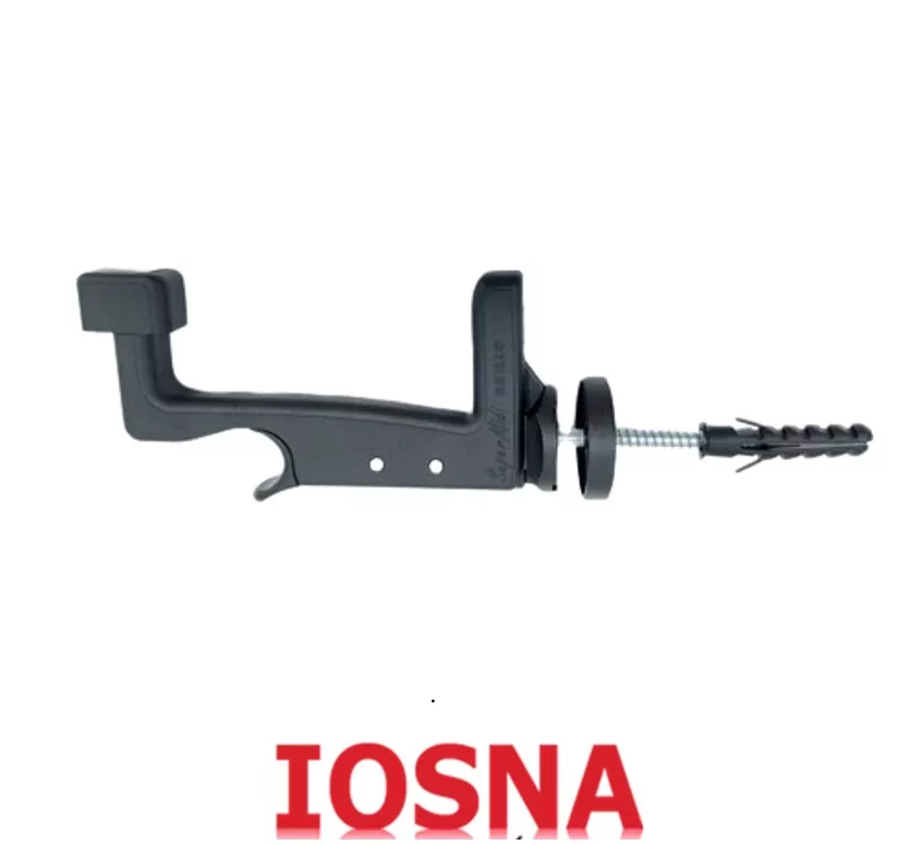 Ferma Persiana Grillo Grande    Para sujetar contraventanas de apertura exterior.    Color Negro.