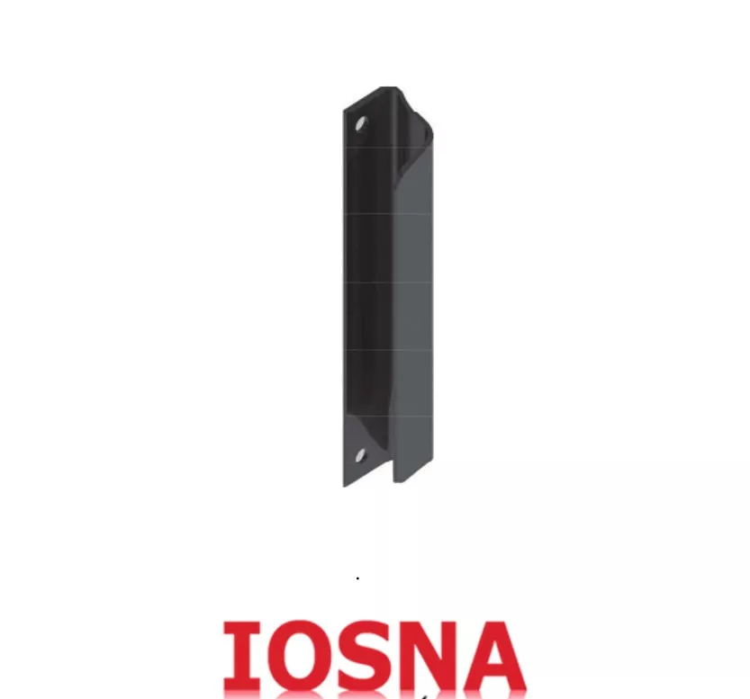 M&acirc;ner Sof&iacute;a negru pentru usa culisanta din aluminiu 112 mm