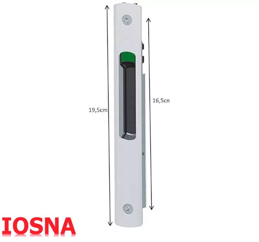 Cierre para Ventana de Aluminio Corredera 19,5 cm | Regulable Inoxidable