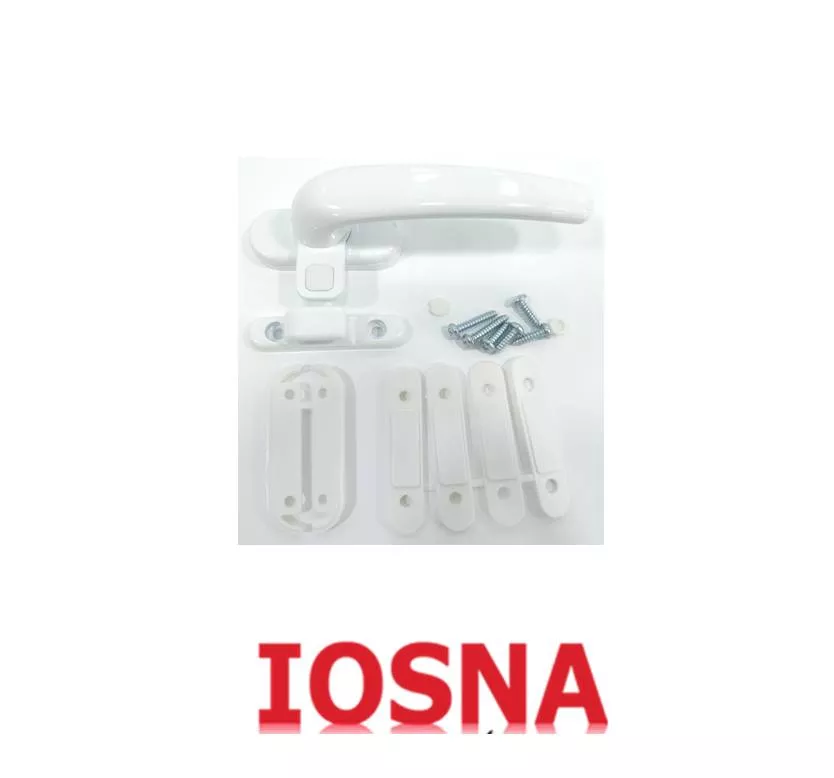 Maneta de Presi&oacute;n Blanca Vesta para Puerta de Aluminio 44 mm | Ideal Lavadero