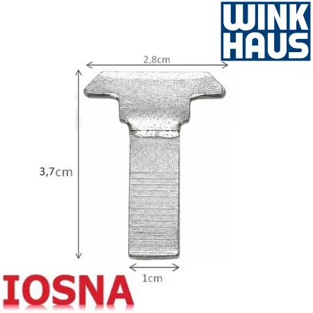 ganchos para Gancho para Ventanas y Puertas Correderas 37 mm - Grosor 3 mm