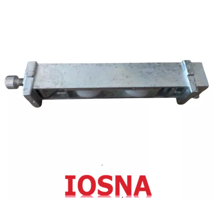Rueda T&aacute;ndem Regulable de Aguja para Puerta Corredera de Aluminio.